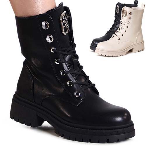 Bottes combat biker pour - bottes,