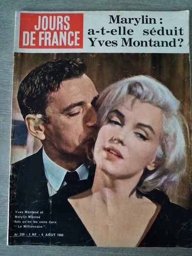 Marylin monroe jours - jours, france