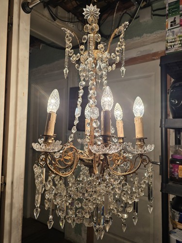 Lustre pampilles cristal - pampilles,