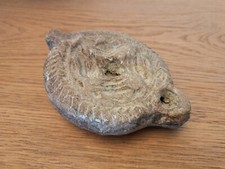 Lampe à huile romaine , terre