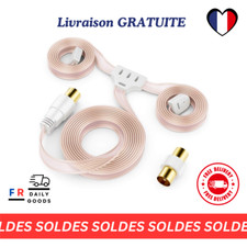 Antenne Dipole Antenne Universel Intérieure FM AM UKW Connecteur Coaxial 75 Ohms