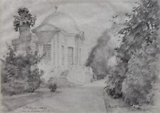 Raymond Lheureux (1890-1965) (067) - crayon - parc de Sceaux