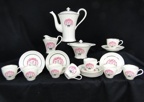 Rare service cafe - service, porcelaine