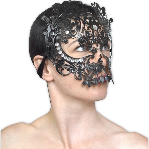 Masque strass élégant - en,