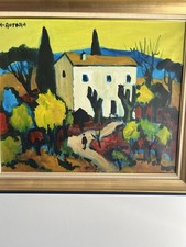 tableau ancien huile sur toile