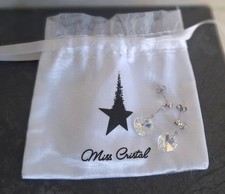 Boucles d'oreilles Cœur en Cristal - Swarovski