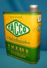 ANCIEN BIDON HUILE 2L . YACCO