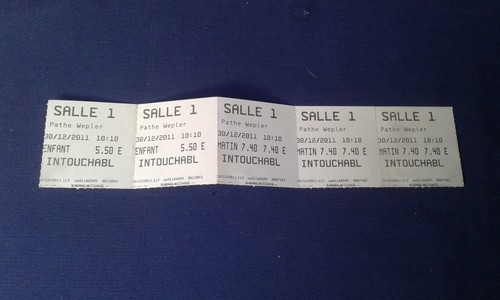 Ticket cinéma intouchable - ticket,