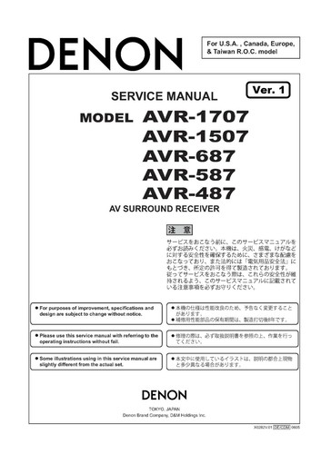 Service reparation pour denon - reparation,