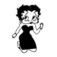 Stickers autocollant betty