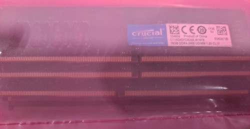 Crucial 16gb ddr4 2400 udimm - 16gb,