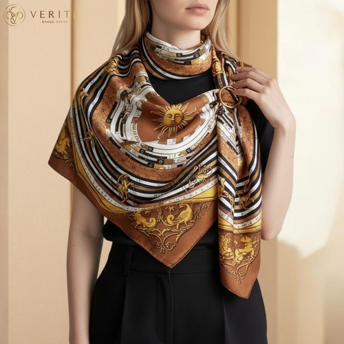 Rare vintage foulard soie - foulard, en