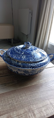 Soupière ancienne porcelaine - ancienne,
