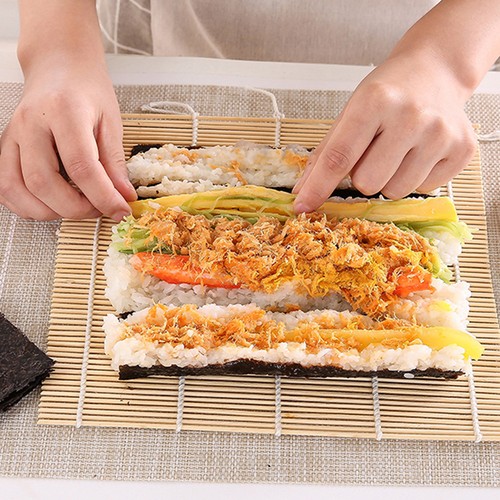1set bamboo sushi - mat, kit
