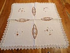 Linge ancien 1 Napperon lin