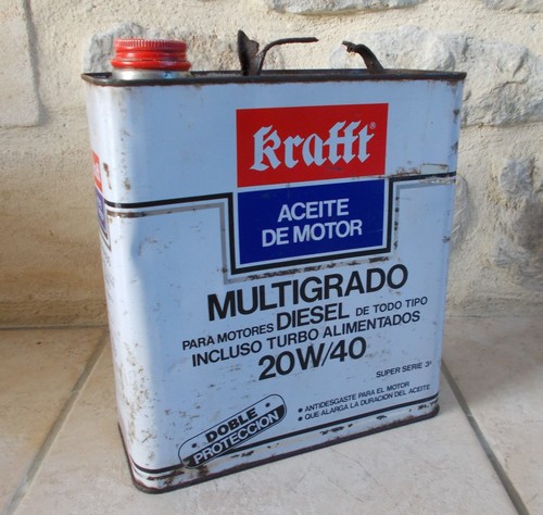 Ancien bidon huile - ancien, krafft