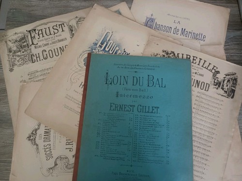 Partitions chansons de - partitions,