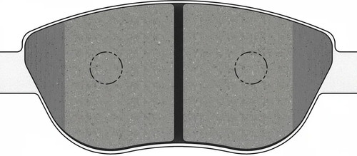 Plaquettes frein fcp1467z - plaquettes, de