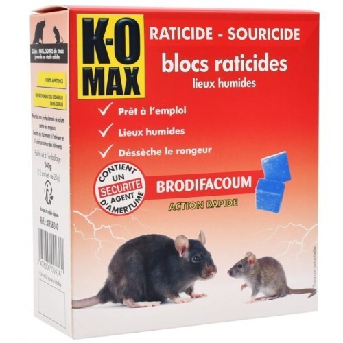 Raticide souricide bloc - raticide, appât