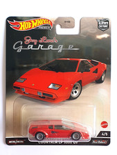 MINIATURE HOT WHEELS REAL RIDERS 1/64 JAY LENO'S GARAGE LAMBORGHINI COUNTACH