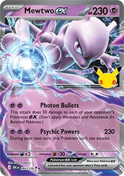 Pokémon mewtwo ex - (30c, 064)
