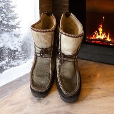 VTG Apres Italian Boots Ski Snow Winter Ankle Booties US 8 EU