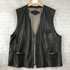 Trapper Gilet Homme XL Cuir