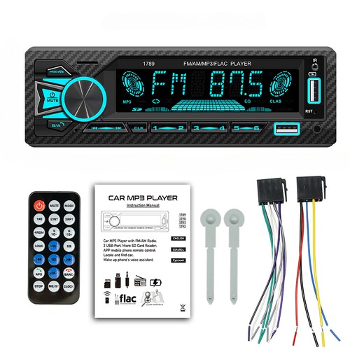 Single din car stereo - single,