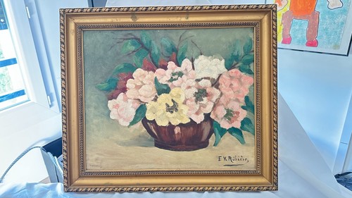 Huile sur toile ancienne