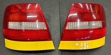 1999-2002 Audi B5 S4 A4 Sedan Tail Lights With Imola Yellow Trim Pieces OEM