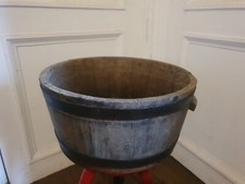 Ancien baquet en chêne