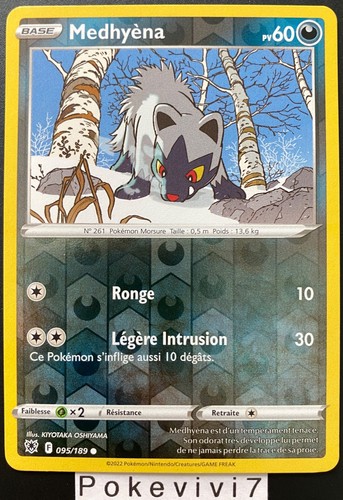Carte pokemon medhyena 095 - pokemon, 095/189