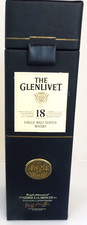 Boîte simili cuir - WHISKY THE GLENLIVET VIDE 18 ANS BOITE BLEUE MARINE