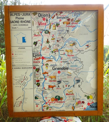 Ancienne carte géographie mdi - carte,