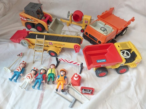 Lot vintage playmobil chantier - lot,
