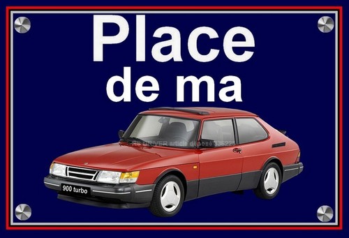 Plaque place ma saab - plaque, "