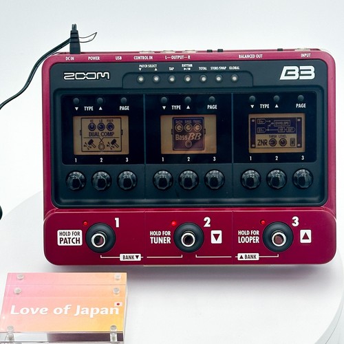 Zoom bass effects and - zoom, b3