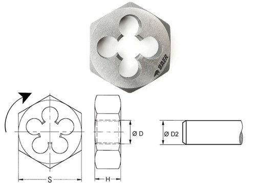 Filière baer hexagon - filière,