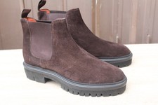 BOOTS SANTONI CHELSEA CUIR ET