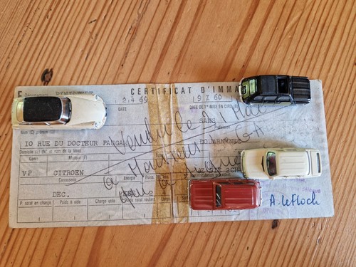 Document administratif citroen - document,