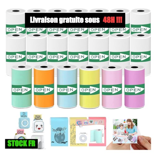 Papier thermique autocollant