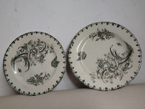 Lot assiettes anciennes - lot,