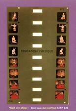 CARTE STÉREO COLORELIEF N° 972, ÉDUCATION PHYSIQUE, FEMMES, ÉROTISME  -P221