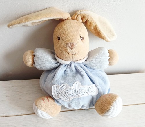Kaloo doudou boule lapin bleu - lapin,
