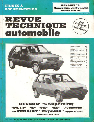 Revue technique automobile - automobile,