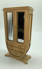 Bespaq Art Deco Mirror Armoire Unfinished Dollhouse Miniature READ