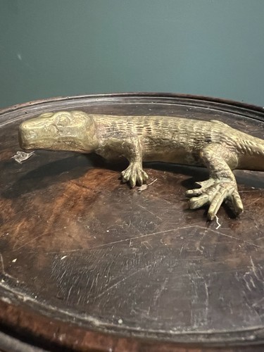 Statuette animalière lézard - statuette,