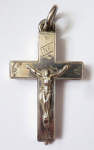 Grande croix reliquaire argent - reliquaire,