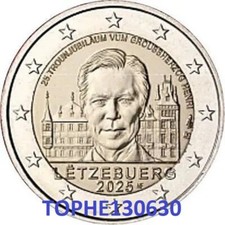 LUXEMBOURG COMMÉMORATIVE 2025 " ANNIVERSAIRE GRAND DUC HENRI " 2 Euro - UNC -