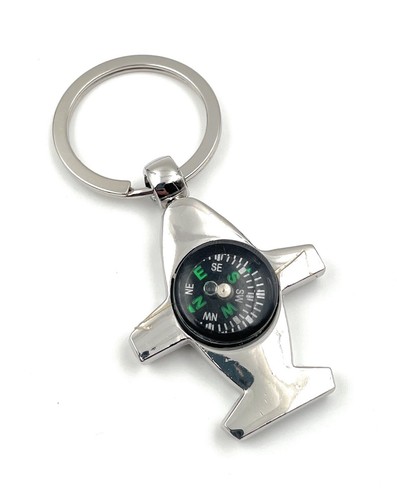Porte clés avion compas air - porte-clés,